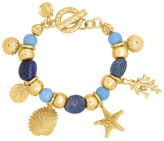 Armband Giovanni Raspini Dame Grand Bleu in Bronze Lapislazzulo N0071 - N0071